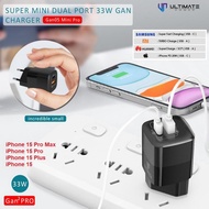 PPS 33W Fast Charger for iphone 15 Pro Max 15 Plus Ultimate Gan05 Mini