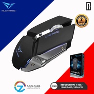 Alcatroz Cyborg C2 5 Butoon Gaming Mouse 7 Colours Light Effects (3200 CPI) Free Mouse Pad