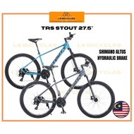 Stout XC80 Mountain Bike 27.5" Alloy Frame Shimano 27Speed Hydraulic Brake Stout Bicycle Alloy Ready Stock
