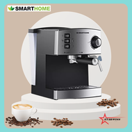 Smart home Coffee maker เครื่องชงการแฟ ตีฟองนม เครื่องทำน้ำกาแฟสด เครื่องชงกาแฟสด15BAR รุ่นCFM2022 รับประกัน3ปี