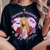Hannah Montana 20th Anniversary T-Shirt Baju Hannah Montana Tshirt Cotton Short Sleeve Lelaki & Wani