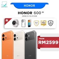 [READY STOCK] HONOR 600 5G Android Smartphone 28(12+16)GB+512GB | Next-Gen AI Imaging | 7000mAh Batt