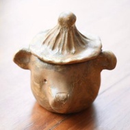 【聖誕禮物】醜萌棕色泰迪熊熊節慶手捏收納盒置物碗實用交換禮物