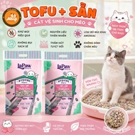 Lapaw tofu mixed with cassava sand (lollipop organic soy litter mixed with cassava sand) 8L/ 2.5 KG 