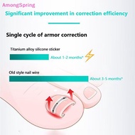 AmongSpring 2Pcs Ingrown Toenail Corrector Tools Pedicure Recover Embed Toe Nail Ingrown Toenail Str