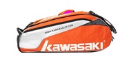 Orange Badminton Racket Bag Tennis Racket Bag Capacity 6 Pcs Badminton Racket Backpack Double Should