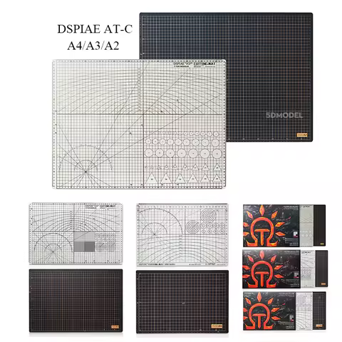 DSPIAE Cutting Dies AT-CA4/A3/A2 Cutting Mat (A4/A3/A2 Size) (2mm thicken type) Scrapbooking Stampin