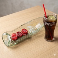 手工燒製 泰國復古可口可樂玻璃瓶 紀念收藏盤