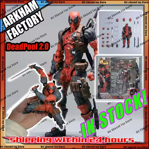 IN STOCK Arkham Factory X-MAN DeadPool 2.0 Amazing Yamaguchi Kaiyodo Anime Action Figures Figurine K