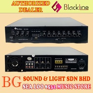 BLACKLINE / EZITECH A120VS 120W PUBLIC ADDRESS AMPLIFIER WITH 3 MICROPHONE INPUT / USB / 3 ZONES WIT