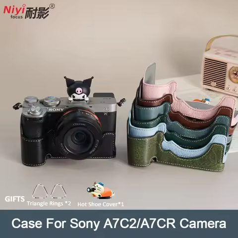 Camera Base for Sony A7CII A7C2 A7C MarkII A7CR Camera Cover Baseplate Protector Half Case with Shou