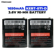 2PCS 1650mAh 3.6V NI-MH Battery para sa MOTOROLA KEBT-071A KEBT-071-B KEBT-071-C KEBT-071-D HKNN400