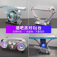 Bar Stainless Steel DJ Taiwan Internet Celebrity Party KTV Private Room Luminous DJ Console Electron