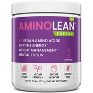 RSP NUTRITION AminoLean Natural Pre Workout Powder, Sucralose Free Amino Energy with No Artificial D