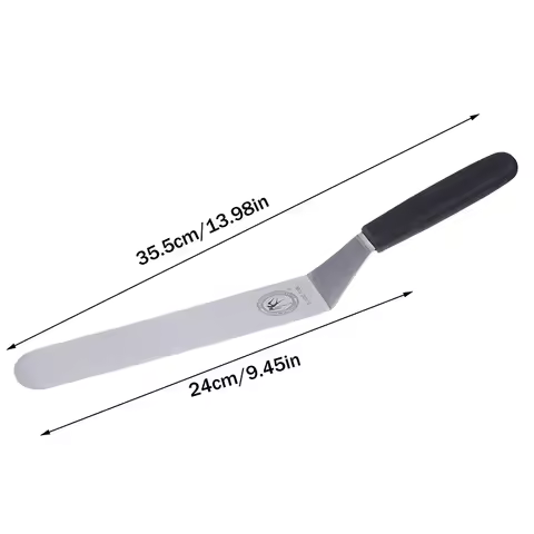 6/8/10 Inch Blade Frost Cream Spatula For Cake Pastry Baking Icing Spatula Angled Stainless Steel Pa