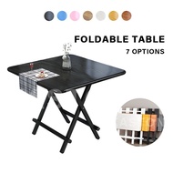 [kline]Wooden Foldable Table Kitchen Table Dining Table Outdoor Portable Stand Folding Table Chair Small Flat Square Table kqAo
