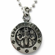 สภาพดีเยี่ยม□CHROME HEARTS โครม ฮาร์ทส์ CHRM ANGL MDL V2 SV925 ซื้อเมื่อเมษายน 2026 สร้อยคอพร้อมจี้เ