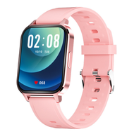 #N/A - Q18智慧手環1.75大螢幕血壓血氧睡眠健康監測計步手錶（粉色）#Q901022470