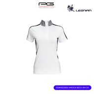 Golf Clothing PG WOMEN PGWSS23004 (MOCK NECK WH CK)