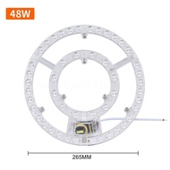 Lampu LED TL Ring Bulat Modul Lampu Plafon Pengganti Warna Putih 12 24 36 48 Watt