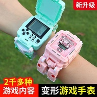 jam kanak kanak jam tangan budak perempuan jam telefon budak perempuan Children Deformable Watch Gam