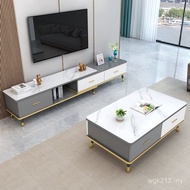 Telescopic TV Cabinet Wine Cabinet Slate TV Cabinet Glass Coffee Table Marble Bedroom Storage Cabine