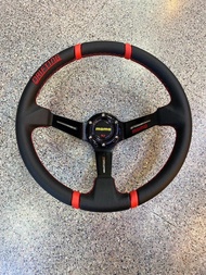 MOMO steering wheel พวงมาลัยMOMO พวงมาลัยแต่ง ขนาด 13.5“ นิ้ว