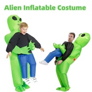 Alien Inflatable Costume Adult Blow up Space Alien Abduction Costume for Kids Inflatable Mascot Funn