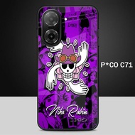 Case For Poco C71 - Softcase Glass Kaca Poco C71 - Casing Glass Kaca Poco C71