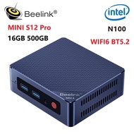 Beelink Mini S12 Pro MINI PC Intel Alder Lake N100 Mini PC Windows 11 DDR4 16GB 500GB NVME SSD Desktop MINI PC Gaming Computer Wifi6 Bluetooth 5.2