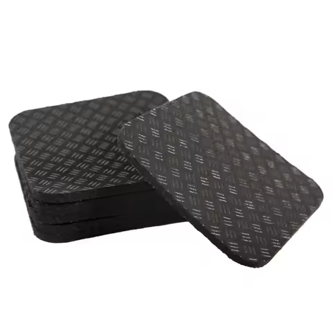 6Pcs Silicone Treadmill Mats Exercise Equipment Mats Multipurpose Noise Reduction for Hardwood Carpe