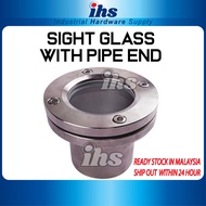 SIGHT GLASS WITH PIPE END DN80