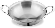 Kadai with Steel Lid Idli Maker 2 Idli Plate 8 Idli Cooker Stainless Steel Idly Pot with Silver Pack Of 1