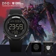 ZGO Transformers Boys Digital Watch Student Night Light Sports Waterproof Electronic Watch Comfortab