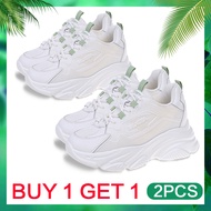 BUY 1 TAKE 1 NEW Korean  footwear Ladies fashion stylish Platform heels chunky sneakers rubber shoes