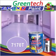 7170T 5L Epoxy paint ( GREENTECH EPOXY ) Cat Lantai / TILES Floor Coating PROTECTIVE WATERPROOF  ( 5 LITER )