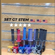 SET GT STEM/gt stem &grip/set gt stem handle nopak /set gt stem handle double fork/colours set gt st