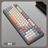 Dazzling Silver Fox K820 Fighting Luminous Wired Keyboard Mouse Set Game Office Gaming
