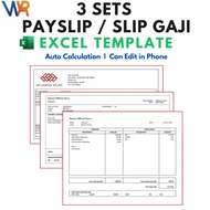 Ultimate Payslip Bundle: 3 Auto-Calculation Excel Templates | Edit on Phone & PC