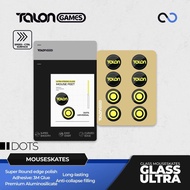 TALONGAMES Glass ULTRA Dots Universal Glass Mouse Feet / Glass Skate for Cloth Mouse pad (Speed-Cont