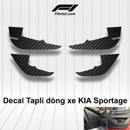 KIA: 4-door Tapli Decal Full car models: accessories KIA Sorento, Sportage, Seltos, Carens,...
