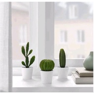 IKEA FEJKA Artificial Potted Plant Cactus, Set of 3