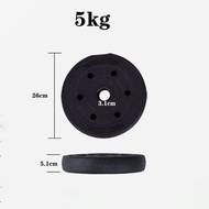 5kg Fitness equipment Dumbbell Plates Rubber Coated Eco Friendly Dumbbell Weight Pie dumbbells weightlifting dumbbell