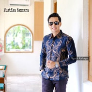 Batik slimfit S M L XL Xxl BATIK Shirt For Men modern slimfit BATIK For Men Long Sleeve slim fit BATIK Shirt For Men premium Latest BATIK Uniform 2022 Ori Sogani