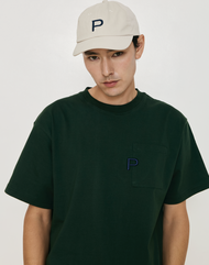 PMITH Essentials - Dark Green Embroidery Logo T-Shirt