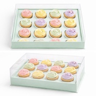 16-piece Cupcake BOX with Lid 16-piece Cupcake BOX/ Cupcake Hampers BOX/ Cupcake Hampers BOX/