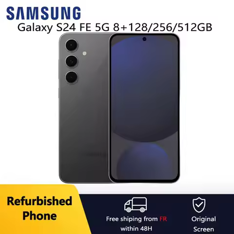 Refurbished Samsung Galaxy S24 FE 5G 6.7" AMOLED ROM 128/256/512GB RAM 8GB Exynos NFC Android AI Cel