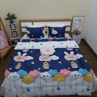 [sewn upon request]Bed sheet, elastic sheet 1m6x2m with mattress cover 20-25-30cm thick_banhanggiasi