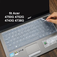 Acer Keyboard Protector 14'' Laptop Cover Soft Ultra-thin Silicone Laptop for Acer 4750G 4752G 4743G 4738G