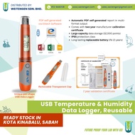 [READY STOCK] Elitech USB Temperature & Humidity Data Logger, Reusable